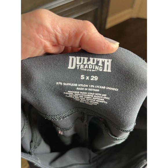 Deluth Trading Company Black Wide Leg pants w-Pockets Small(29)athletic work - Picture 3 of 7